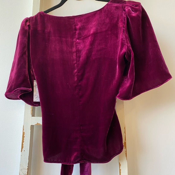 Zara velvet Top - Picture 2 of 3